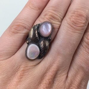 SOLD Sterling & MOP Ring